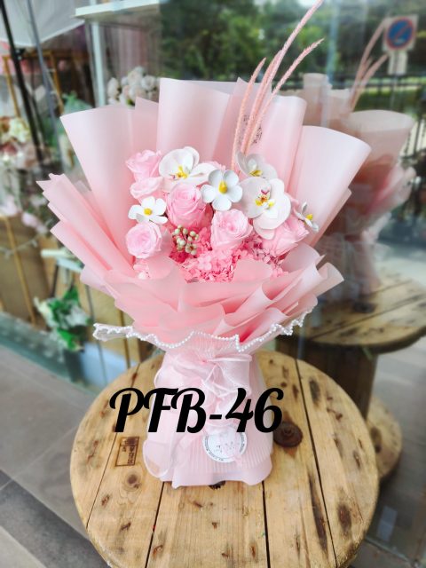 Preserved Flower Bouquet 9 stalk rose